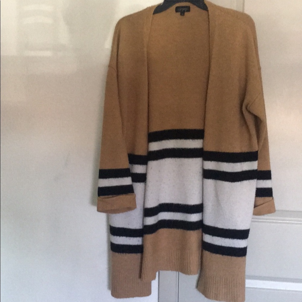 Topshop Colorblock Cardigan